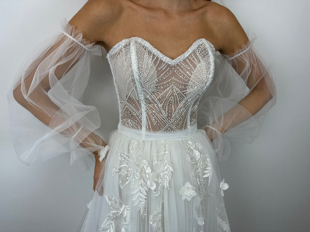 Ślubno-wieczorowy gorset/ Wedding and evening corset RAMONO