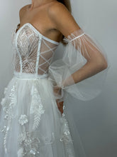 Load image into Gallery viewer, Ślubno-wieczorowy gorset/ Wedding and evening corset RAMONO