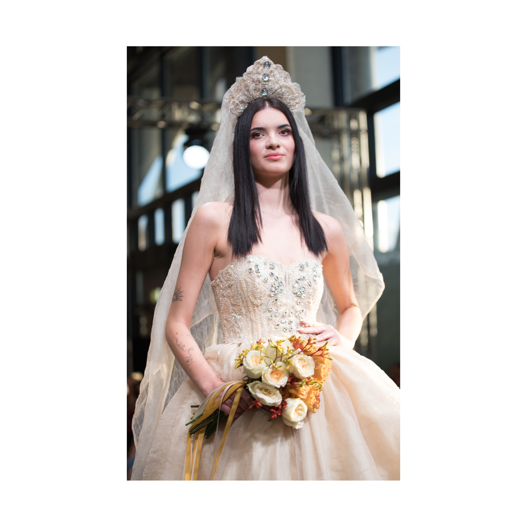 CARYCA Korona z welonem / Crown with veil